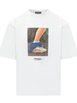 Loose Fit Photo Print T-Shirt