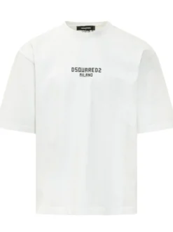 Loose Fit T-shirt with Logo Print