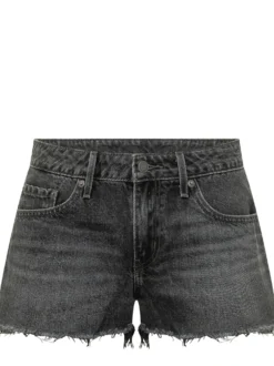 Low Rise Denim Shorts