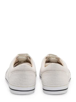 Low Top Canvas Sneakers with Laces