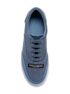 Low Top Canvas Sneakers with Laces