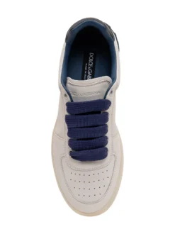 Low-Top Nappa Sneakers with Side Logo