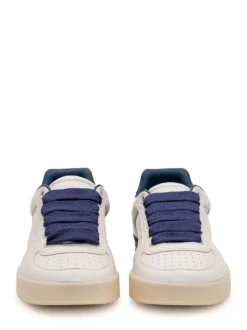 Low-Top Nappa Sneakers with Side Logo