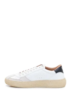 Low Top Sneakers with Laces and Side Panels