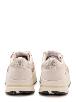 Low Top Sneakers with Laces and Logo Detail