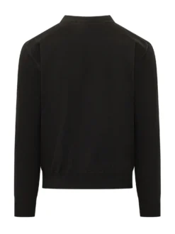 Maglia Girocollo con Lettering Frontale