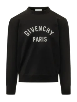 Maglia Girocollo con Lettering Frontale
