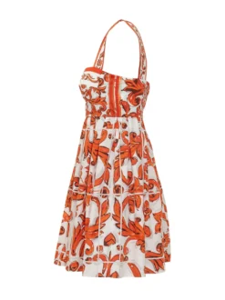 Maiolica Print Mini Dress
