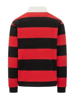 Manchester Striped Polo with Collar
