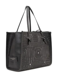 Marcella Perforated Tote Bag with Double Handles
