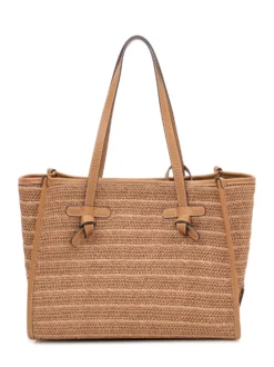 Marcella Woven Tote Bag with Double Handles