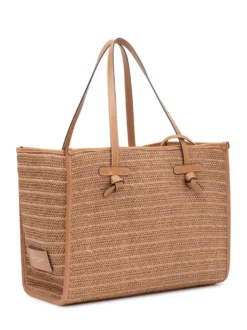 Marcella Woven Tote Bag with Double Handles