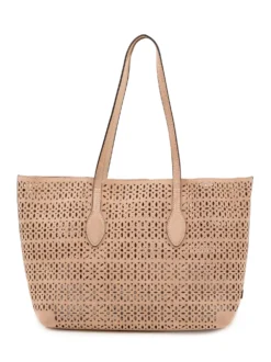 Mashup Perforated Tote Bag with Long Handles