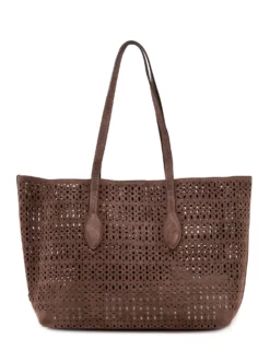 Mashup Perforated Tote Bag with Long Handles