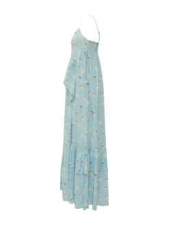 Maxi Dress with Dog Print
