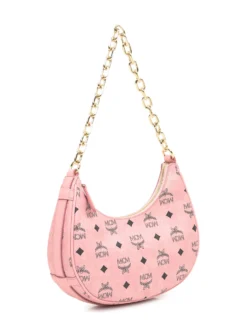 MCM Aren VI Hobo Bag in Pink Visetos