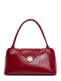 Medium Shoulder Bag with Flap Closure