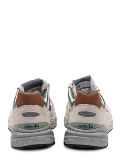 Mesh and Suede Sneakers