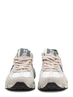 Mesh and Suede Sneakers