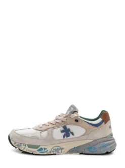 Mesh and Suede Sneakers