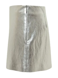 Metallic Effect Mini Skirt