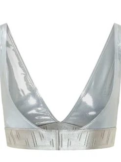 Metallic Lycra Bikini Top