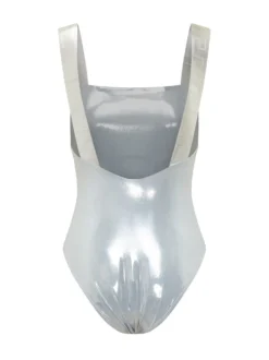 Metallic Lycra One-Piece Swimsuit