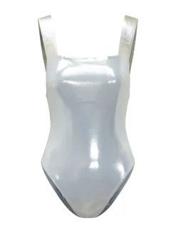Metallic Lycra One-Piece Swimsuit