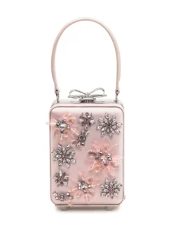 Micro Bag With Floral Embellishments