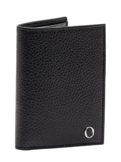 Micron Vertical Wallet with Metal Logo
