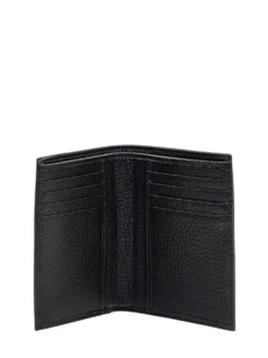 Micron Vertical Wallet with Metal Logo