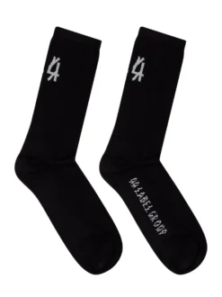 Mid-length logo socks