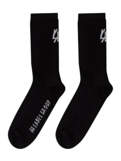 Mid-length logo socks