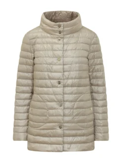 Mid-Length Quilted Down Jacket