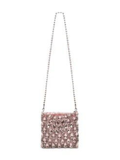 Mini Bag with Chain and Crystals