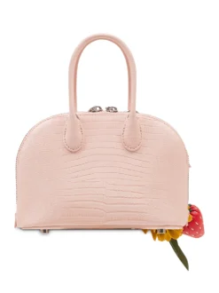 Mini Bag with Double Handles and Charms