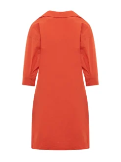 Mini Dress with Open Collar