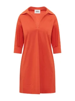 Mini Dress with Open Collar
