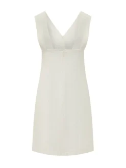 Mini Dress with V Neckline