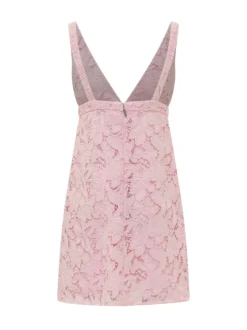 Mini Lace Dress with Straps
