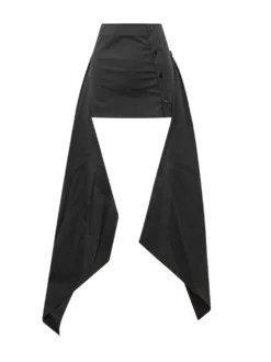Mini Skirt with Draped Panels