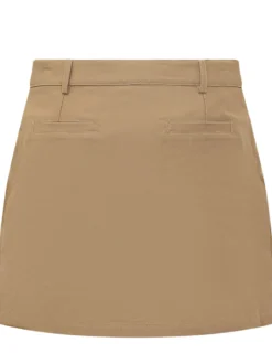 Mini Skirt with Pockets and Front Zip
