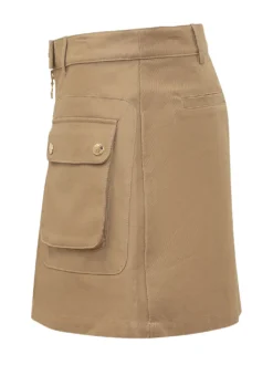 Mini Skirt with Pockets and Front Zip