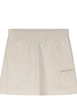 Mini Skirt with Rhinestone Embellishments