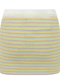 Mini Skirt with Striped Pattern