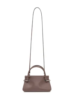 Mini Top Handle Bag in Leather