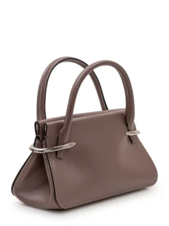 Mini Top Handle Bag in Leather