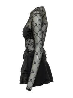 Moonogram Mini Dress