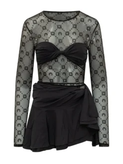 Moonogram Mini Dress