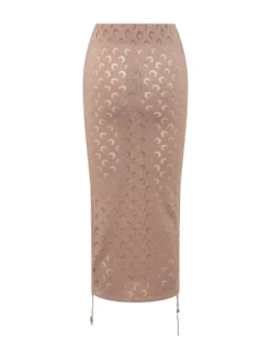 Moon Print Midi Skirt